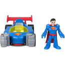Imaginext Dc Super Friends Supermobile Com Lançador E Figura De Ação 7,6cm