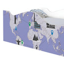 Cama Mobili Infantil Mapa Viagens