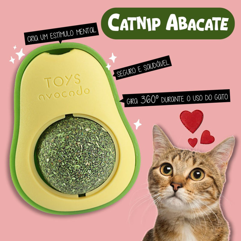 Catnip Abacate Brinquedo Interativo