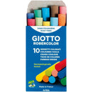 Giz Escolar Plastificado Giotto Colorido Com 10