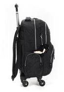 Mochila Infantil Juvenil De Rodinhas 360° Preta Up4you
