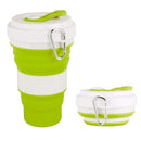 Copo Ecológico Retrátil Silicone Grande Dobrável 550ml