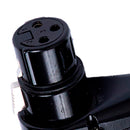 Conector Xlr Femea 90 Graus Preto Storm 05 Unidades