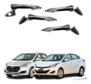 Kit Completo 4 Maçaneta Externa Cromada Hb20 Hb20s Até 2019
