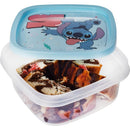 Pote Plastico Stitch Quadrado 580ml