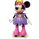 Boneca Com Mecanismo Minnie Patinadora 25cm