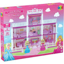 Casinha De Boneca Castelinho Da Princesa 160 Peças