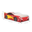 Cama Infantil Carro Velocista Vermelho