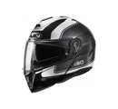 Capacete Hjc I90 Wasco  Cinza Branco E Preto 61