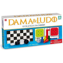Jogo De Tabuleiro Dama E Ludo Com Peças Plásticas