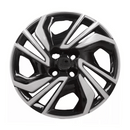 CALOTA GRID ARO 15" P 380 CP-PBP-U CHEVROLET ONIX 2023/24 PRETO/PRATA - PC / 4