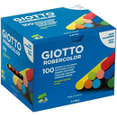 Giz Escolar Plastificado Giotto Colorido - Caixa Com 100 Unidades