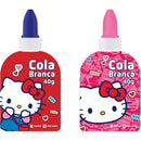 Cola Escolar Hello Kitty 40g Com 2 Estampas Display Com 12 Unidades