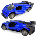 Carrinho De Ferro Miniatura Bugatti Carro Metal Abre Portas