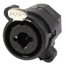 Conector Combo Cannon E J10 De Plástico Storm 10 Unidades