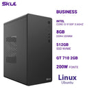 Computador B300 Core I3 9100f 3.6ghz Memória 8gb Ddr4 Ssd 512gb Nvme Gt 710 2gb Fonte 200w Linux Ubuntu