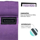 Kit de 3 Faixas Elásticas para Exercícios com 3 Níveis de Resistência
