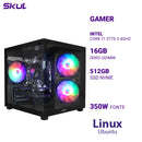 Computador 7000 Core I7 3770 3.4ghz Memória 16gb Ddr3 Ssd 512gb Nvme Fonte 350w  Linux Ubuntu