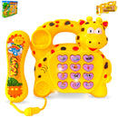 Kit 2 Telefone Musical Infantil Girafa Brinquedo Educativo