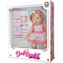 Boneca Realist Small Loira 37,5cm Em Vinil