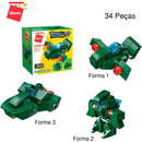 Brinquedo Para Montar Set Militar/transportes 3 Em 1 Sortido (display Com 10)