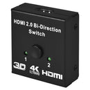 DIVISOR HDMI EVUS C-081 4K FÊMEA X FÊMEA 2 SAÍDAS 1 ENTRADA 1,8M
