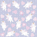 Papel De Parede Infantil Unicórnio Baby