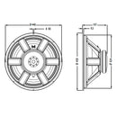 Alto-falante Profissional 400w 18 Pol 8 Ohms 18wf810b8 Atk