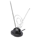 ANTENA INTERNA PARA TV 4 ESTÁGIOS COM BASE CABO COAXIAL