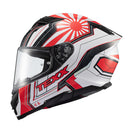 Capacete Texx Fechado Kaiman Flag Japao  Bril 56