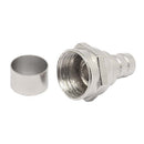 CONECTOR ESPECIAL F COM ANEL RG-6 PARA CRIMPAR RGE-J01C - PC / 100