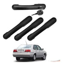 Kit 4 Maçanetas Externas Preto Santana G2 98 A 06 4 Portas - UN / 4