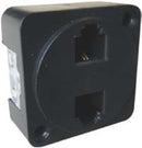 PLUG TELEFONE TOMADA MODULAR IDC EXTENSÃO PRETO