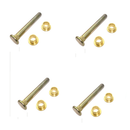 Kit 4 Pinos Dobradiça Porta Dianteira Traseira Superior Inferior L200
