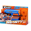 Lançador X-shot Insanity Maniac Com 36 Dardos
