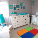 Tatame Play Mat Color 52x52cm 8mm 4 Peças
