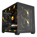Gabinete Gamer Pcyes Forcefield V2 Black Vulcan - Gffv2bv