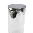 Jarra de Vidro com Alça e Tampa de Inox 1,3 Litros