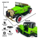 Carrinho Miniatura Antigo Calhambeque Clássicos Abre Porta
