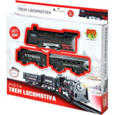Pista Trem Locomotiva Com Luz E Som