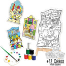 Brinquedo Para Colorir Comfy E Cozy Kit Pintura Com Acessórios