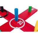 Brinquedo Pedagógico De Madeira Jogo De Argola Cruz 10 Peças