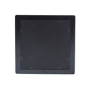 ARANDELA QUADRADA PLÁSTICA FIAMON 6" COM DIFUSOR 30RMS 8R PRETA