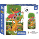 Quebra-cabeça Madeira Casa Na árvore Gigante 24pcs