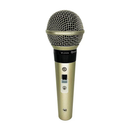 Microfone Cardioide Leson Sm-58 P4 Ouro Com Suporte E Cabo 5 Metros