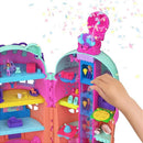 Polly Pocket Micro Conjunto Casa De Sorvete Com 23 Acessórios