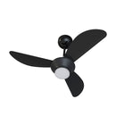 Ventilador De Teto Mistral Led 18w 3p Bivolt Preto Ventisol