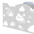 Cama Mobili Solteiro Nuvem Cinza
