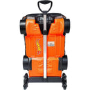 Mochila Infantil Com Rodinha Hotwheels Night Shifter Laranj