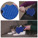Escova Silicone Pet 3 Em 1 Tira Pelos Massageadora Higienica